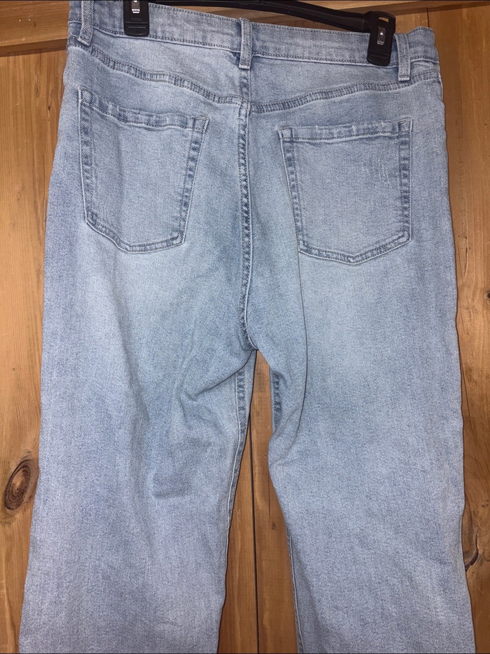 wild fable Light Blue Distressed Straight-Leg Jeans - Picture 4 of 4